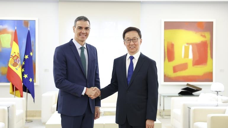 【视频】韩正会晤西班牙首相 称中欧加强团结合作有助世界经...